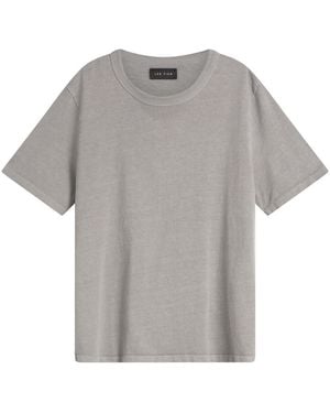 Les Tien Heavyweight Binded Neck T-Shirt - Grey