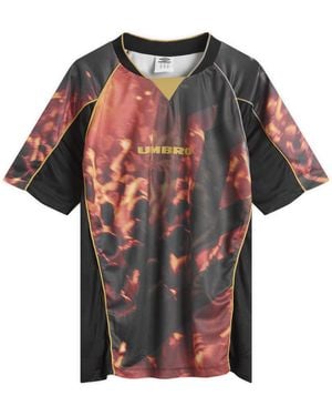 Umbro Panelled Raglan Shirt - Black
