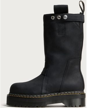 Rick Owens X Dr. Martens Quad Sole Pull On Boot - Black