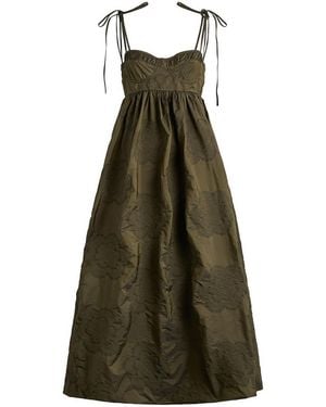 Cecilie Bahnsen Alena Dress - Green