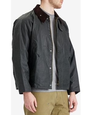 Barbour Transport Wax Jacket in Black for Men | Lyst Barbour Transport Wax Jacket in Black for Men | Lyst