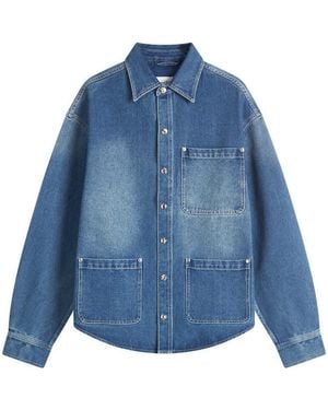 House Of Sunny Take A Trip Denim Shirt - Blue