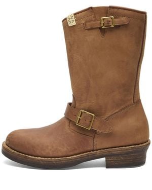 Visvim Folk Buckle Ankle Boot - Brown