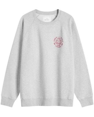 Edwin Music Channel Crew Sweat - White