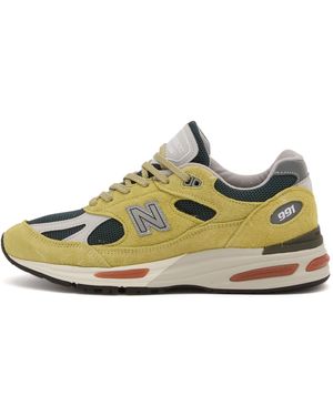 New Balance 991V2 Trainer - Green