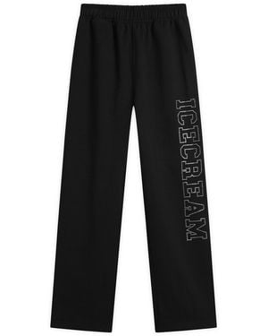 ICECREAM Crystal Straight Leg Joggers - Black