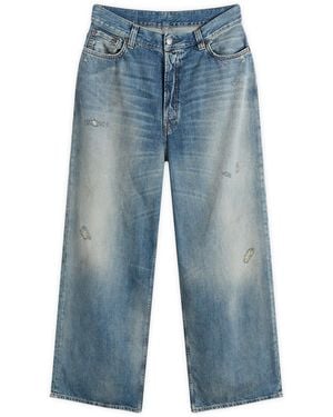 Acne Studios 2023 Daybreak Wash Wide Leg Jeans - Blue