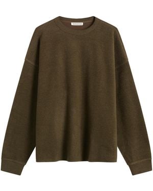 YMC Studio Wool Blend Sweatshirt - Green