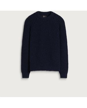 Barbour Scottish Made Donegal Crew - Blue