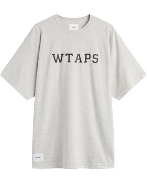 WTAPS Academy Logo T-Shirt - Gray