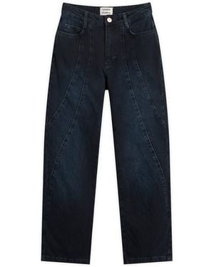 Damson Madder Juli Wavy Seams Jeans - Blue