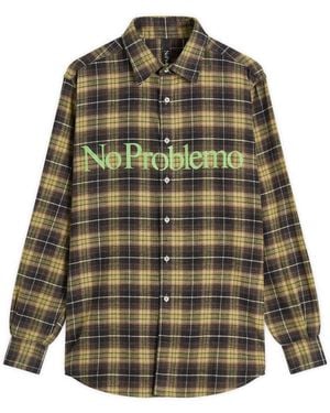 No Problemo Plaid Shirt - Green