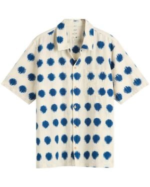 Folk Gabe Vacation Shirt - Blue