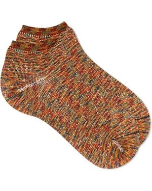 RoToTo Washi Pile Short Sock - Brown