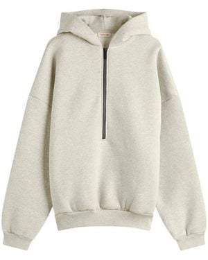 Fear Of God Athletic Halfzip Hoodie - White
