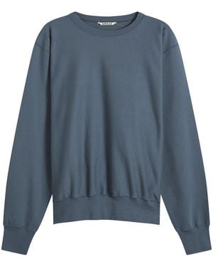 AURALEE High Gauge Sweatshirt - Blue