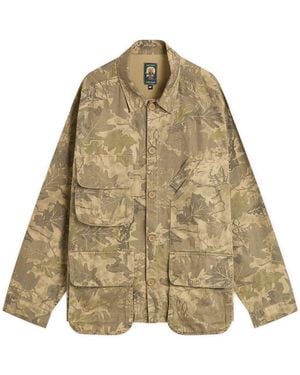Brain Dead Twill Military Shirt Jacket - Green