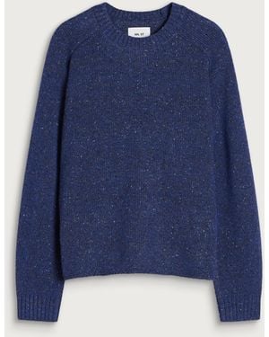 NN07 Jim Relaxed Crew Neck Sweater - Blue