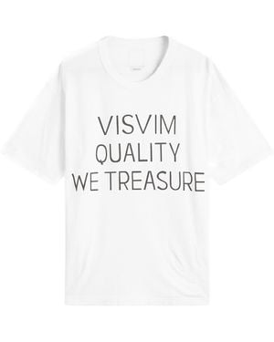 Visvim Jumbo T-Shirt Dmgd - White