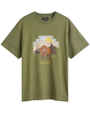 Pendleton Buffalo T-Shirt - Green