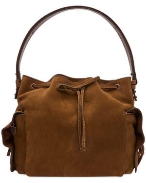 Acne Studios Multipocket Bucket Bag - Brown