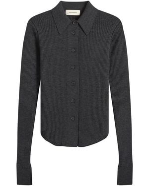 mfpen Knitted Rib Shirt - Black