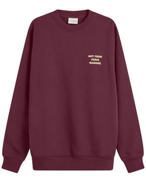 Drole de Monsieur Drole De Monsieur Slogan Sweatshirt - Purple