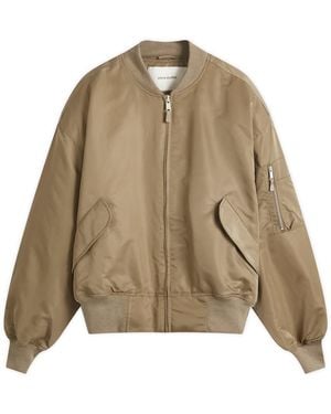 Entire studios Broad Bomber Jacket - Natural