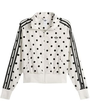 adidas Polka Dot Firebird Tracktop - Black