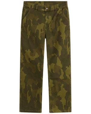 Corridor NYC Camo Painter Pant - Green