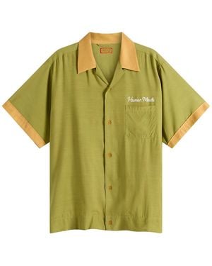 Human Made Chain Stitched Bowling Shirt - Green