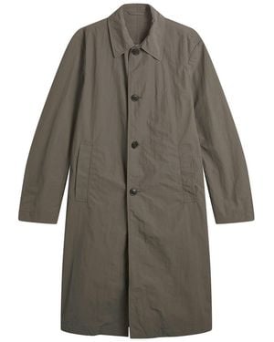 Dries Van Noten Washed Water Repellent Trench Coat - Brown