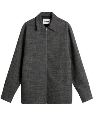 Jil Sander Zip Outershirt - Gray