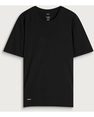 WTAPS Skivvies 3-Pack T-Shirts - Black