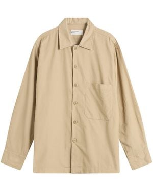 Universal Works Fine Cord Fatigue Overshirt - Natural