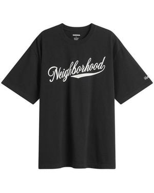Neighborhood Ss-2 Baseball Logo T-Shirt - Black