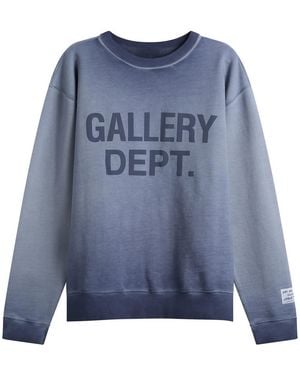 GALLERY DEPT. Washed Logo Crewneck - Blue