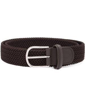 Anderson's Elastic Woven Belt - Brown