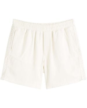 Represent Knitted Panel Short - White