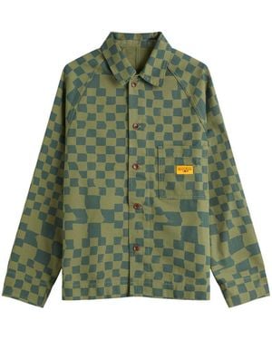 Service Works Drill Printed Foh Jacket - Green