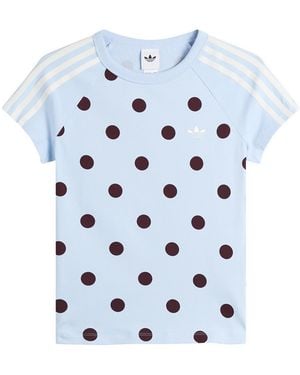 adidas Polka Dot Cali T-Shirt - Blue