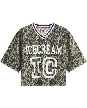 ICECREAM Cropped Football Jersey - Multicolor