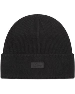Dime Cursive Rib Beanie - Black