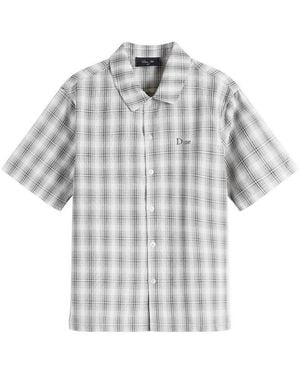 Dime Plaid Short Sleeve Shirt - Grey