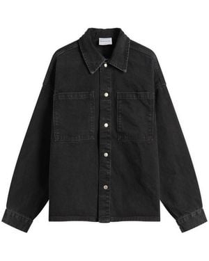 MKI Miyuki-Zoku Denim Box Overshirt - Black