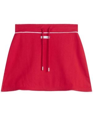 Marine Serre Cute 70's Mini Skirt - Red
