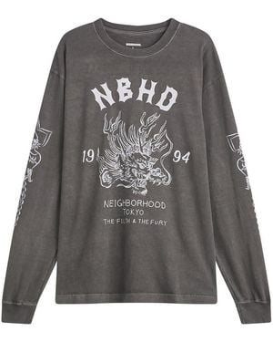 Neighborhood Ls-14 Souvenir Long Sleeve T-Shirt - Grey