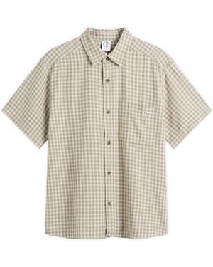 POLAR SKATE Mitchell Short Sleeve Shirt - Natural