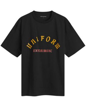 Uniform Experiment Old School T-Shirt - Black