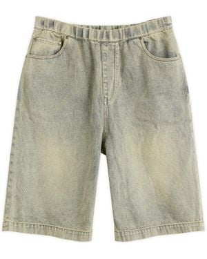 Entire studios Spar Denim Shorts - Green